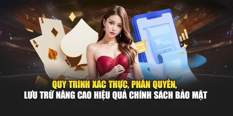 Quy trình xác thực, phân quyền, lưu trữ nâng cao hiệu quả chính sách bảo mật